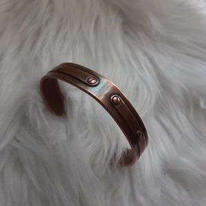 Vintage Copper Cuff Bracelet by Avon